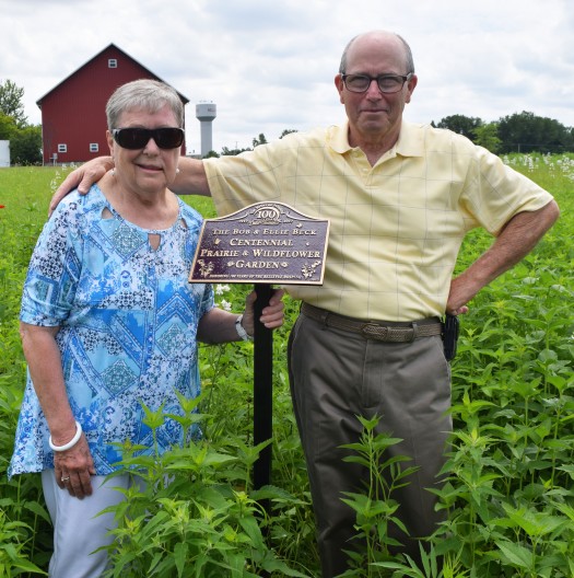 Prairie and Wildflower Garden at The Bellevue Hospital in Ohio renamed in honor of Bob and Ellie Beck